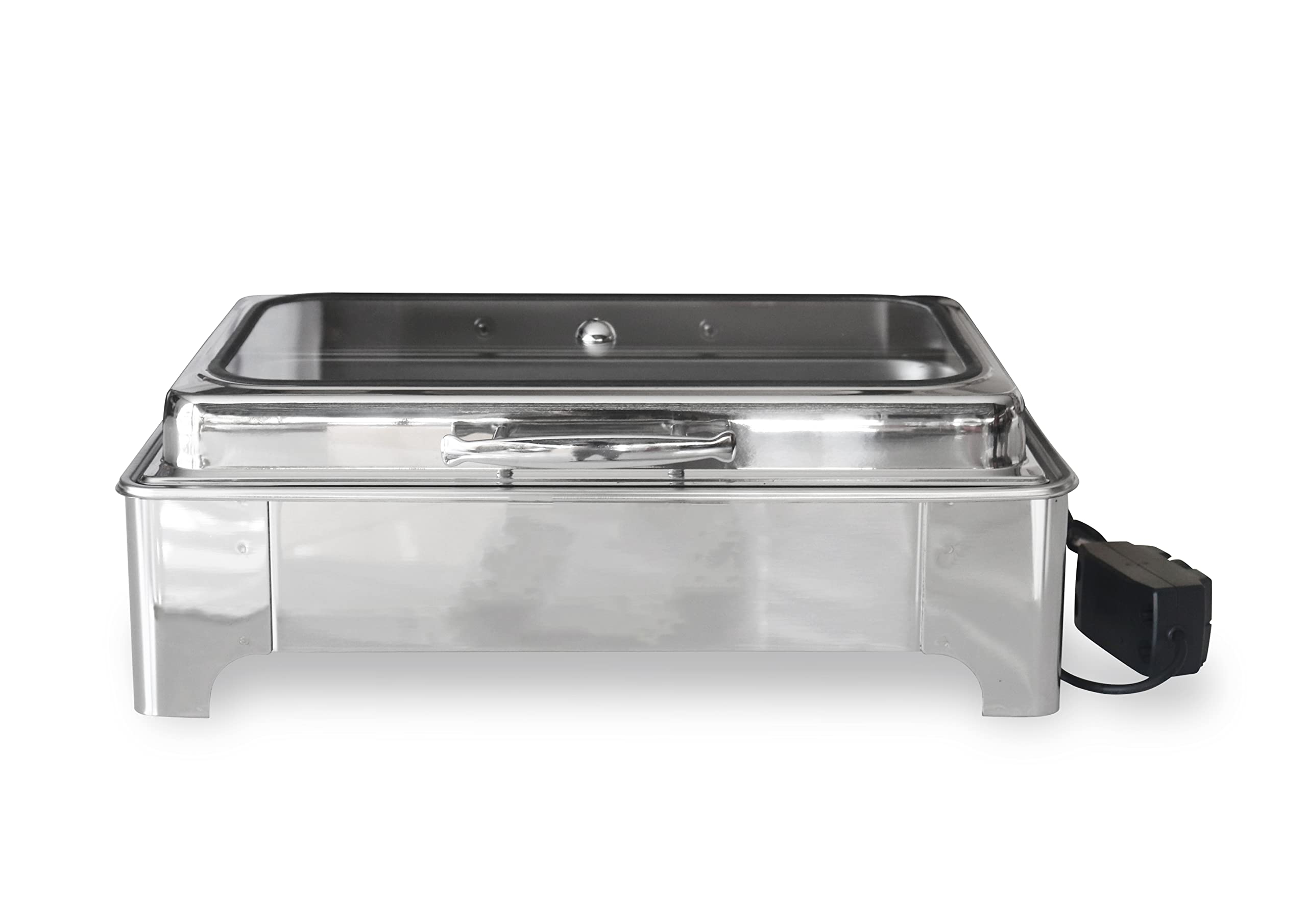 Buy Malabar Stainless Steel Electric Chafing Dish with Transparent Lid
