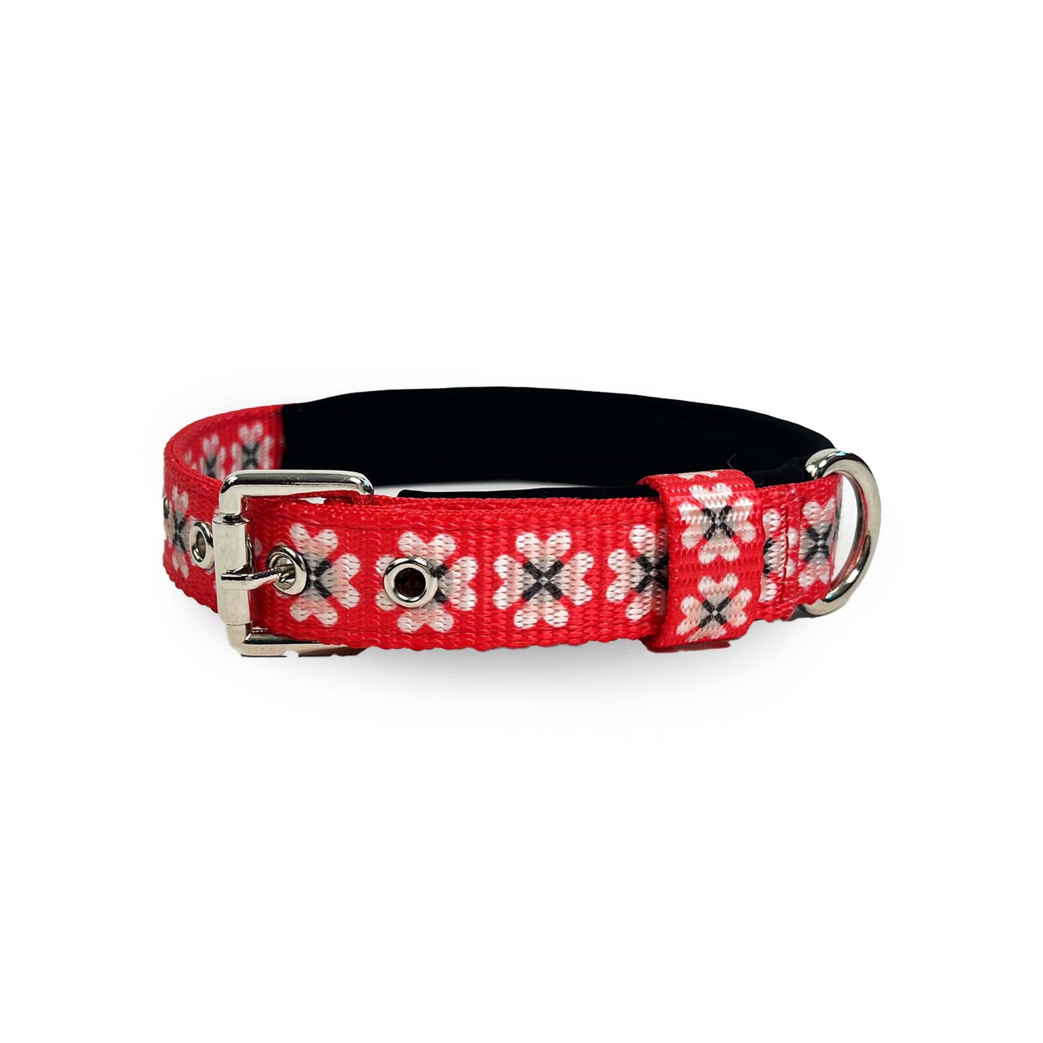FORFURS Polyester Instalove Pin Buckle Collar - Extra Small, Instalove, Dog, 0.5 x 10 Inches, Multicolor