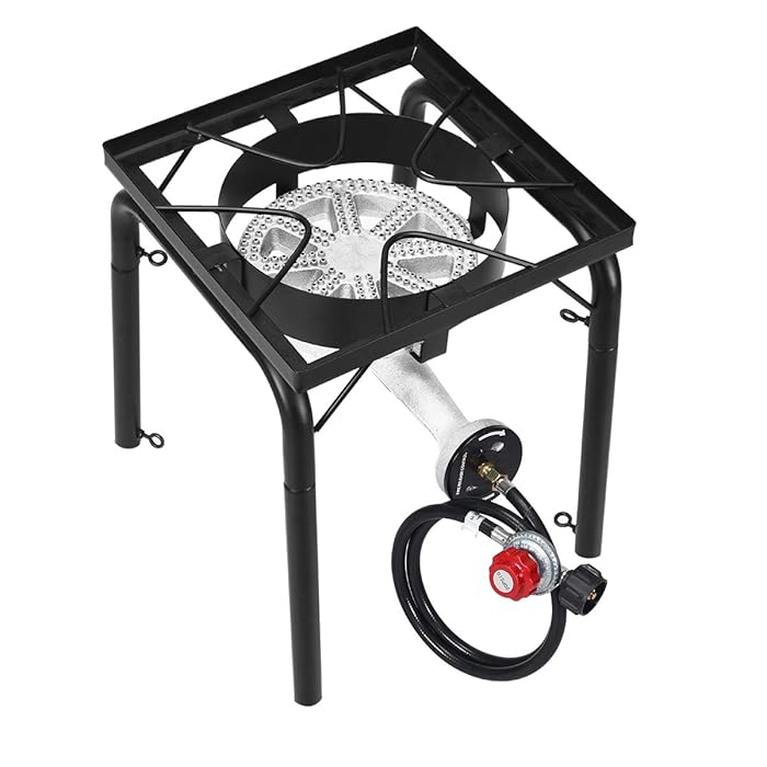 Buy GYMAX Outdoor Stove, Single Burner High Pressure Portable Gas