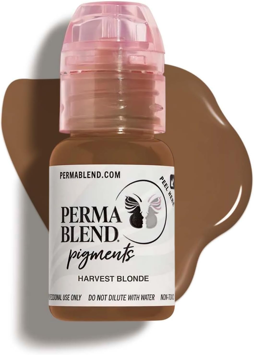 Harvest Blonde - Microblading Ink for Permanent Eyeliner - Professional Tattoo Ink - Blonde Tattoo Ink Makeup - Vegan (0.5 oz)