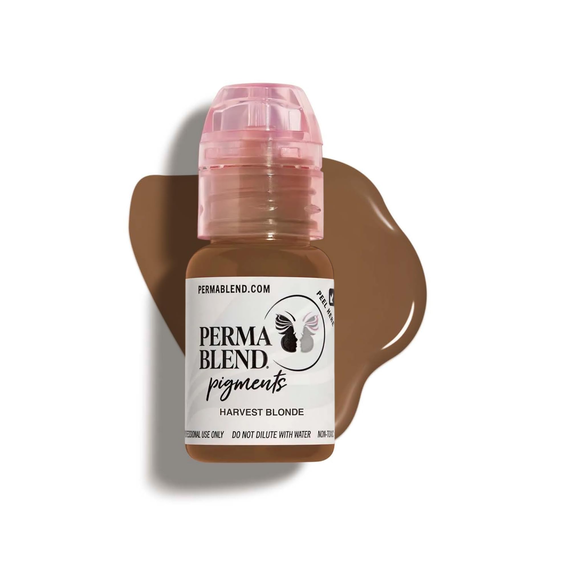 Harvest Blonde - Microblading Ink for Permanent Eyeliner - Professional Tattoo Ink - Blonde Tattoo Ink Makeup - Vegan (0.5 oz)