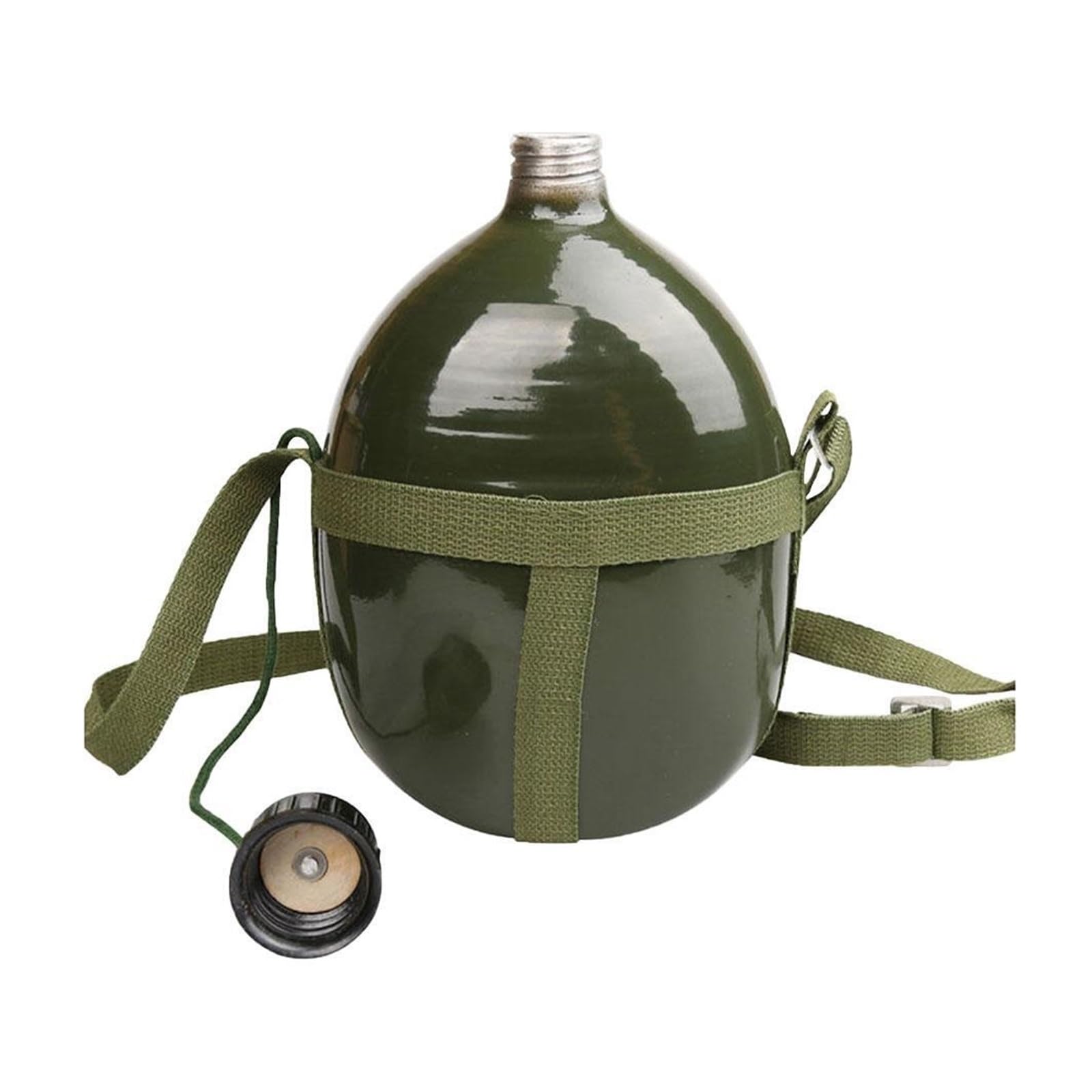 Flasche Aluminium Praktische Survival-Wasserflasche mit großer Kapazität, Kantinenkessel for Outdoor-Camping-Reisewanderungen(2.5L)