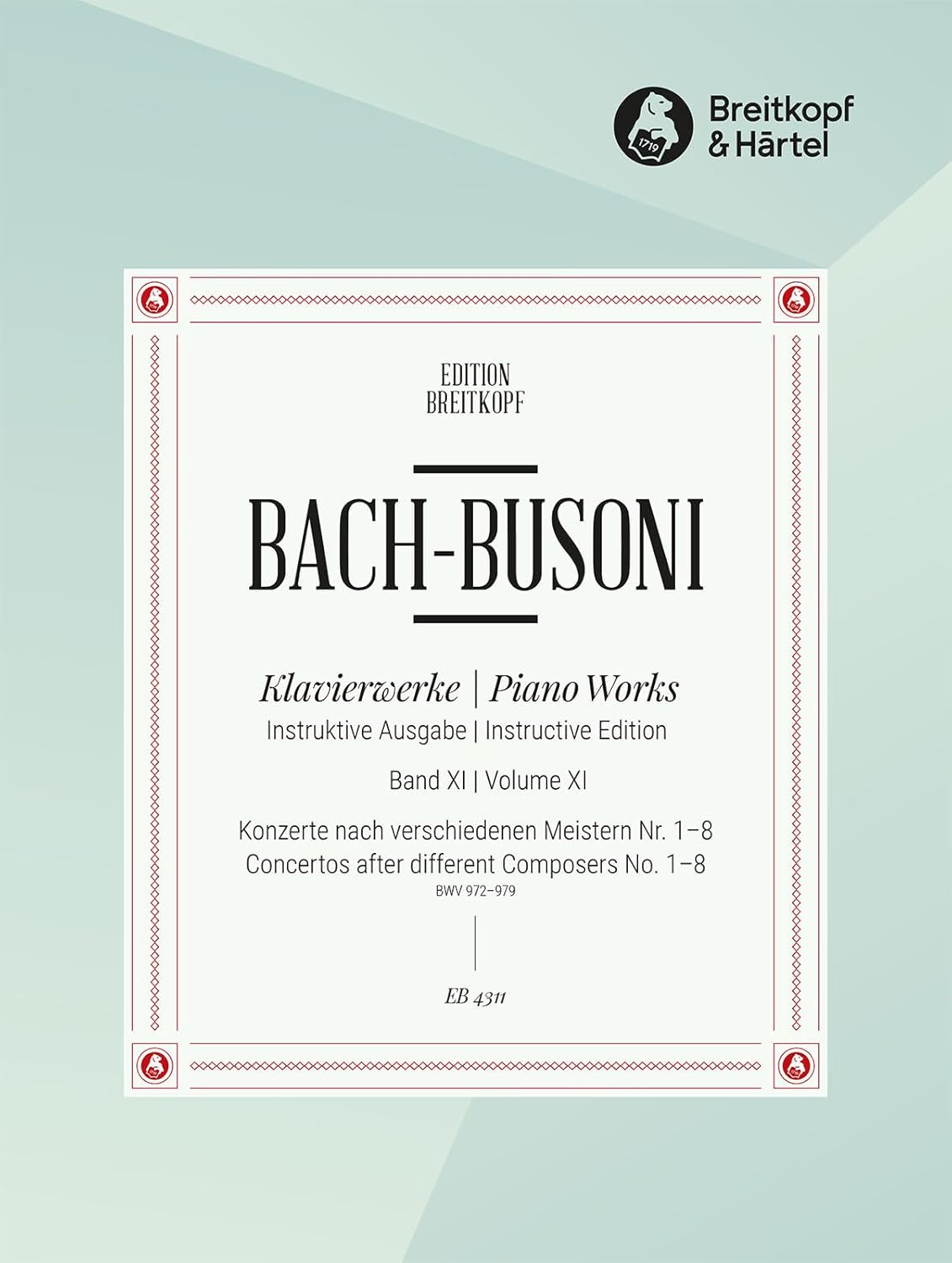 KONZERTE VERSCHIEDENE MEISTERN 1-8 PIANO      Sheet music – January 1, 2000