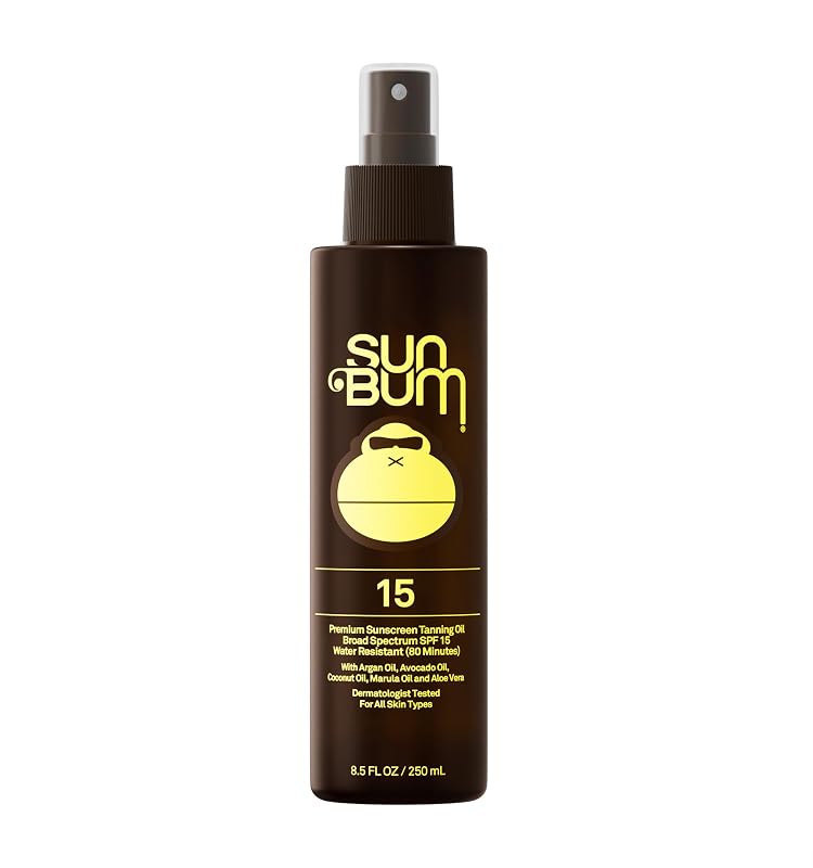 Óleo bronzeador hidratante Sun Bum com designação técnica SPF 15 — 251 g