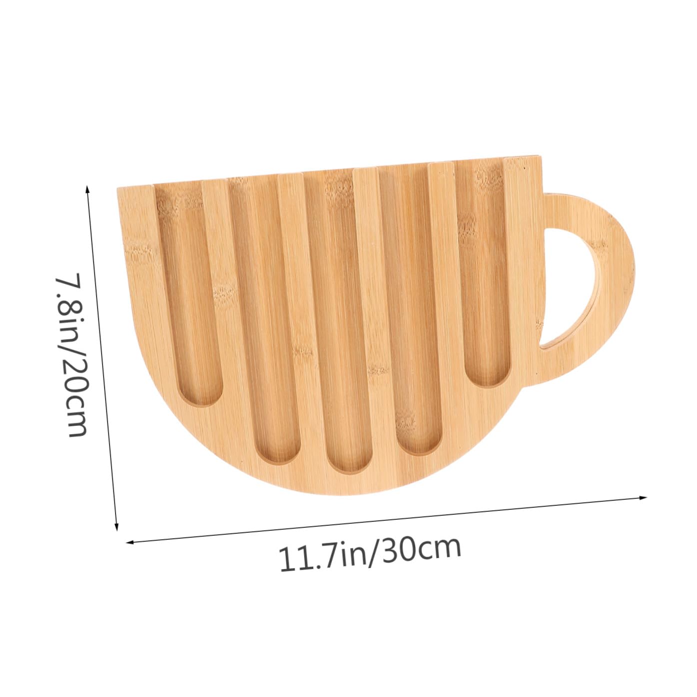 INOOMP Organizador de Cápsulas de Café de Madera Expositor Vertical para 50 Cápsulas Soporte Compacto para Oficina y Hogar Estante Reutilizable y Antioxidante