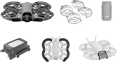 Bundle DJI Neo 2 (drone singolo), leggero e pieghevole, decollo e atterraggio dal palmo della mano, controllo con gesti, rilevamento omnidirezionale degli ostacoli, ActiveTrack, drone 4K