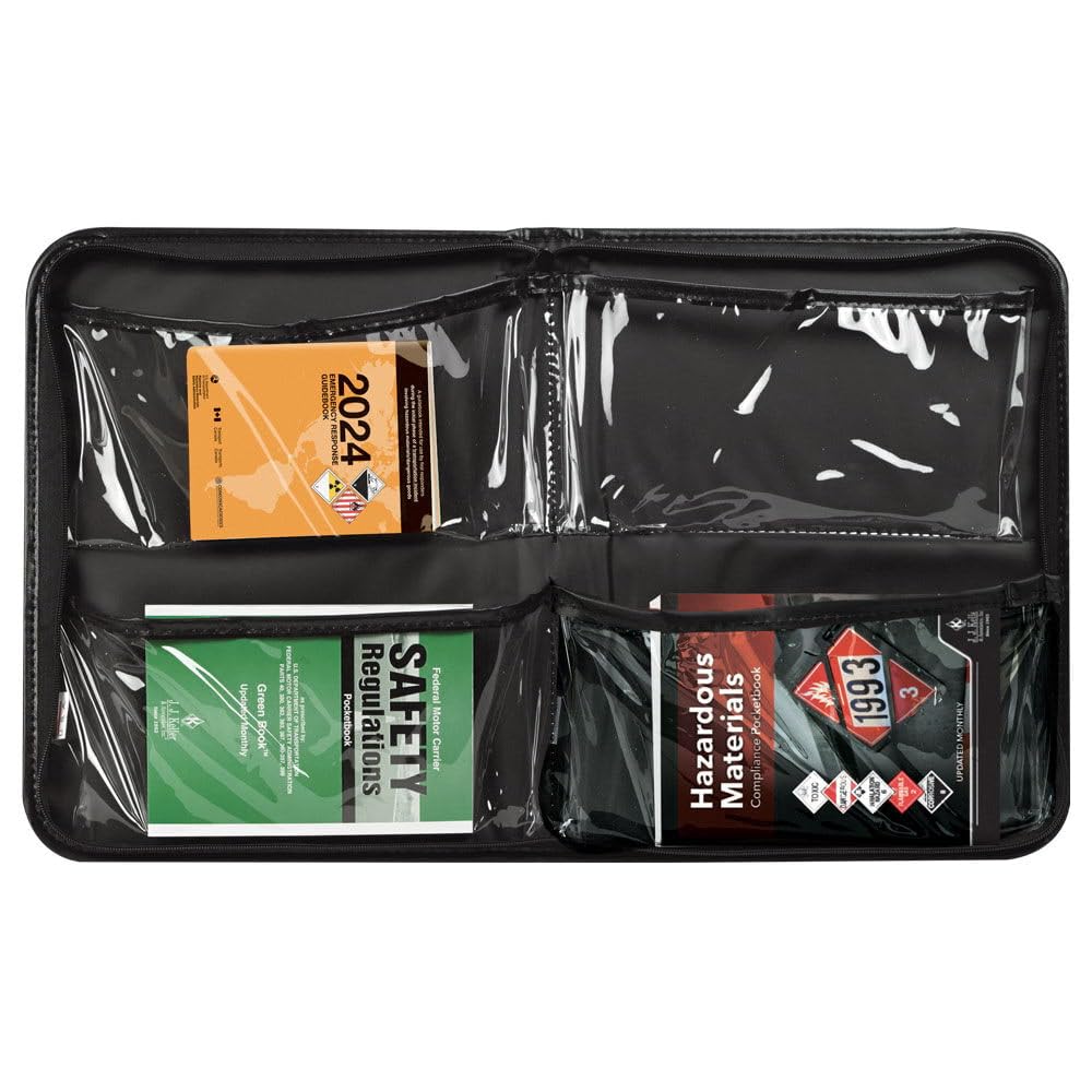 Regulatory Essentials Handbook Kit & Portfolio - Truck Driver Essential Reference Pack Includes ERG, FMCSR, and Hazardous Materials, J. J. Keller &