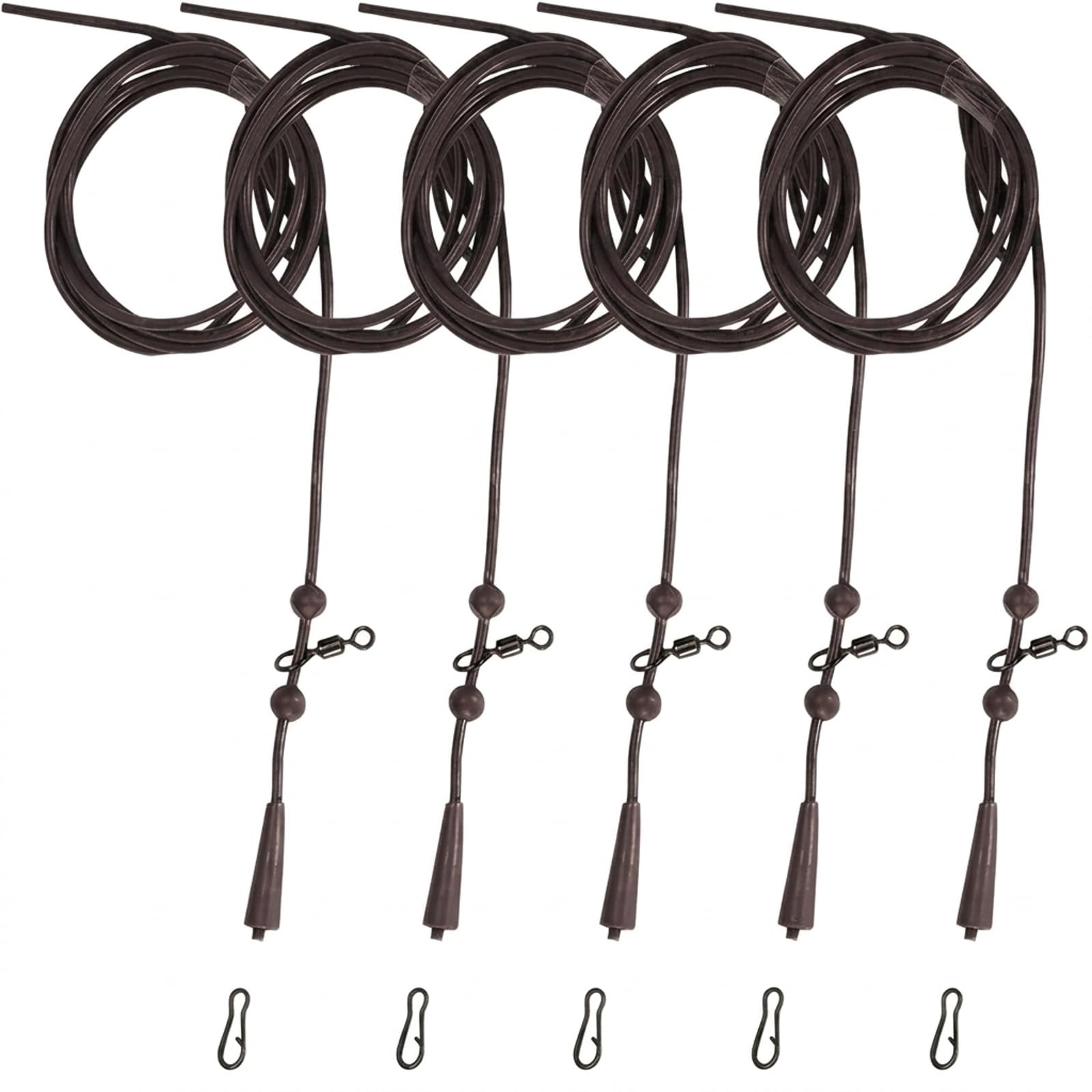 BRIOTA Ready Tied Helicopter Fishing Rig,Anti Tangle Leader Tube,Complete Carp Fishing Setup Suitable For Outdoor Angling Environments