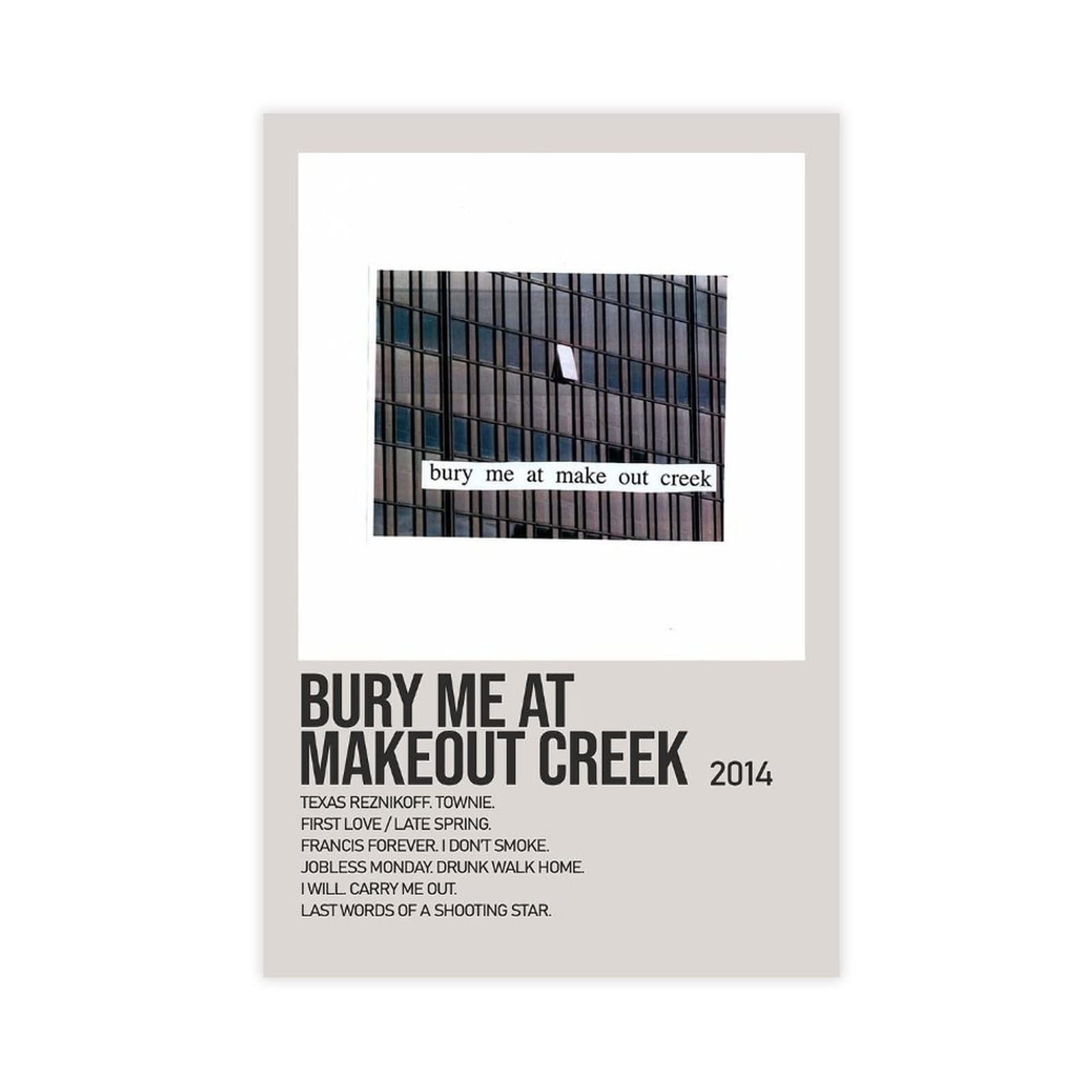 Bury Me At Makeout Creek By Mitski Canvas Poster Bedroom Decor Sports Landscape Office Room Decor Gift 24x36inch(60x90cm) Unframe:
