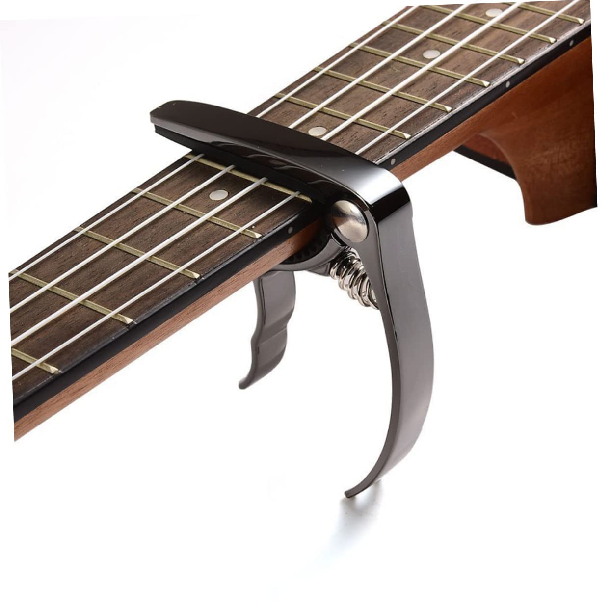 TOYANDONA 3piezas Capo De Guitarra Metálico Ligero y Fácil De Usar Para Guitarra Acústica Eléctrica y Ukelele Negro