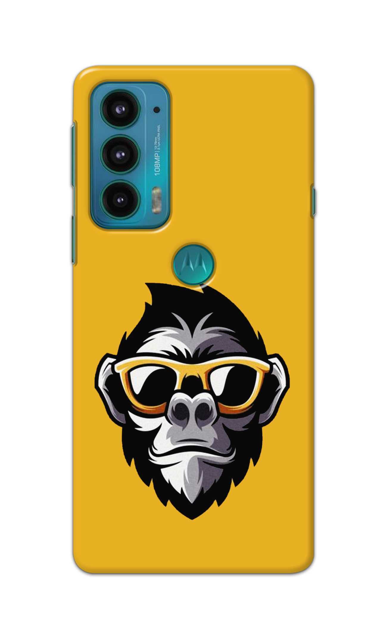 TweakyMod Designer Printed Hard Case | Cool Monkey Back Cover Compatible with Moto Edge 20