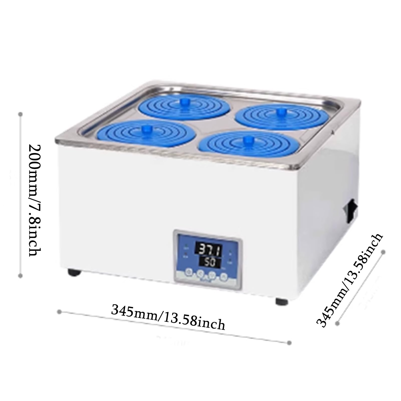 Baño De Agua Termostático Digital, Calentador De Agua Eléctrico De Temperatura Constante, Aberturas Seleccionables, Suministros De Baño De Agua De Laborator, para Uso En Laboratorio