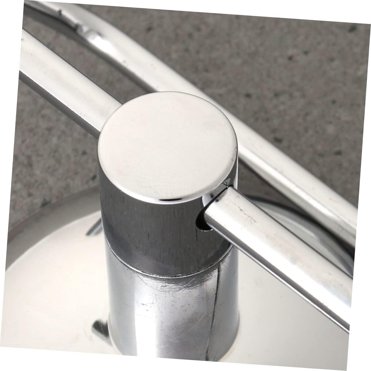 Chrome Plated Suction Cup Toilet Paper Holder, Wall - Mount Bathroom Tissue Rack for RV, Camper & Home