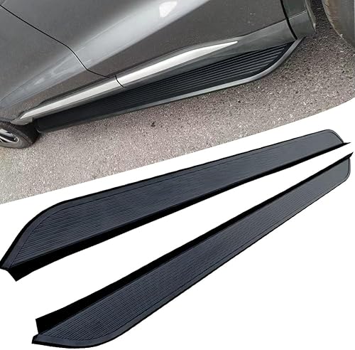 FQY - Estribo negro apto para KIA Telluride 2019 2020 2021 2022 2023 2024 escalón lateral Nerf Bar 2 piezas