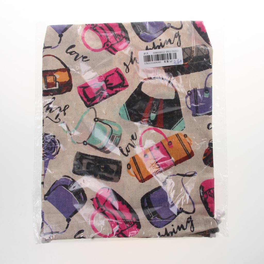 Drawstring Pouch Travel Buggy Bag Cloth Tea Storage Organizer-Cartoon Bag M Home & Garden | Household Supplies & Cleaning | Home Organization | Storage Bags-image-6