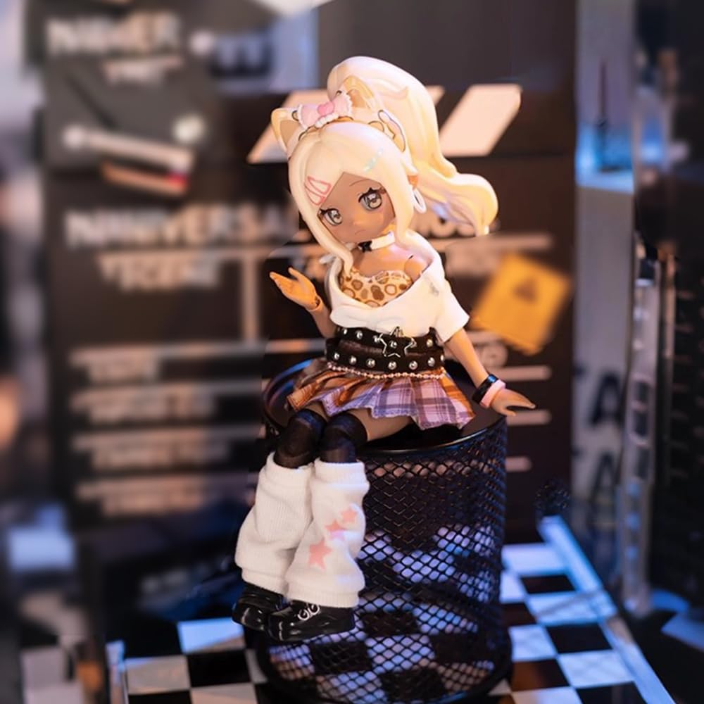 niannyyhouse BJD Geheimbox Figuren, elektronische Haustierserie, 1/12 Skala, Ball gemeinsame Puppe, Sammlerstück Actionfigur (6 Stk)