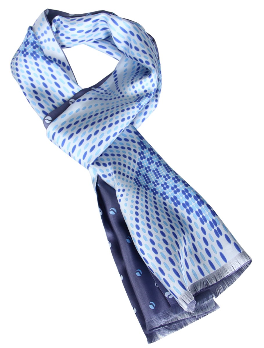 Ellettee Collections, 10" x 65" Man's Silk Scarf