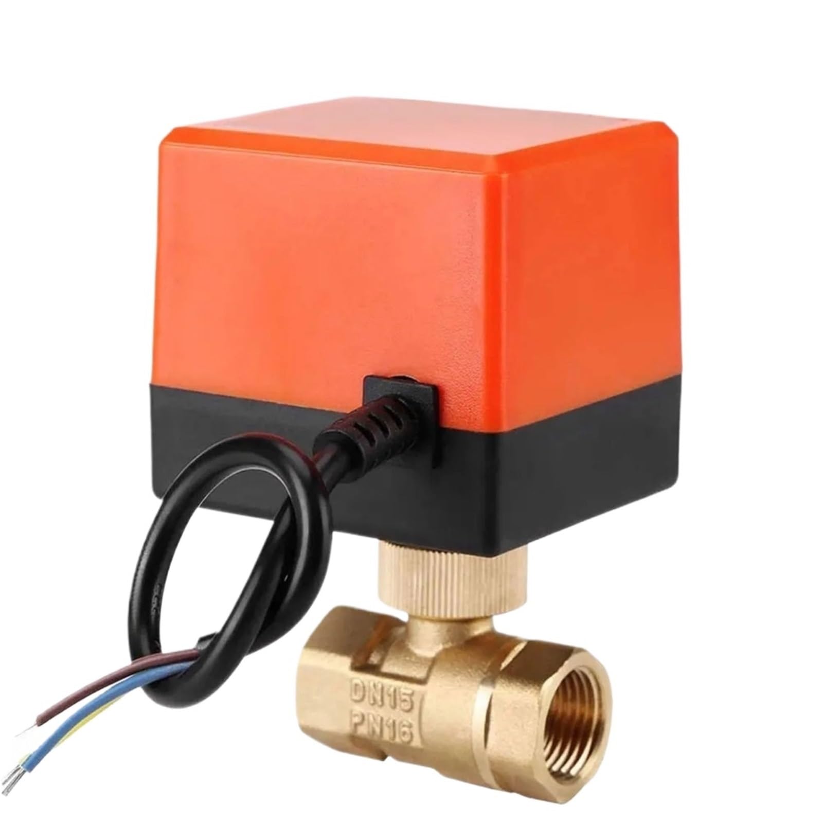 Vanne électrique en laiton 2 voies DN20 contre les fuites de gaz et coupures de fluides 220V