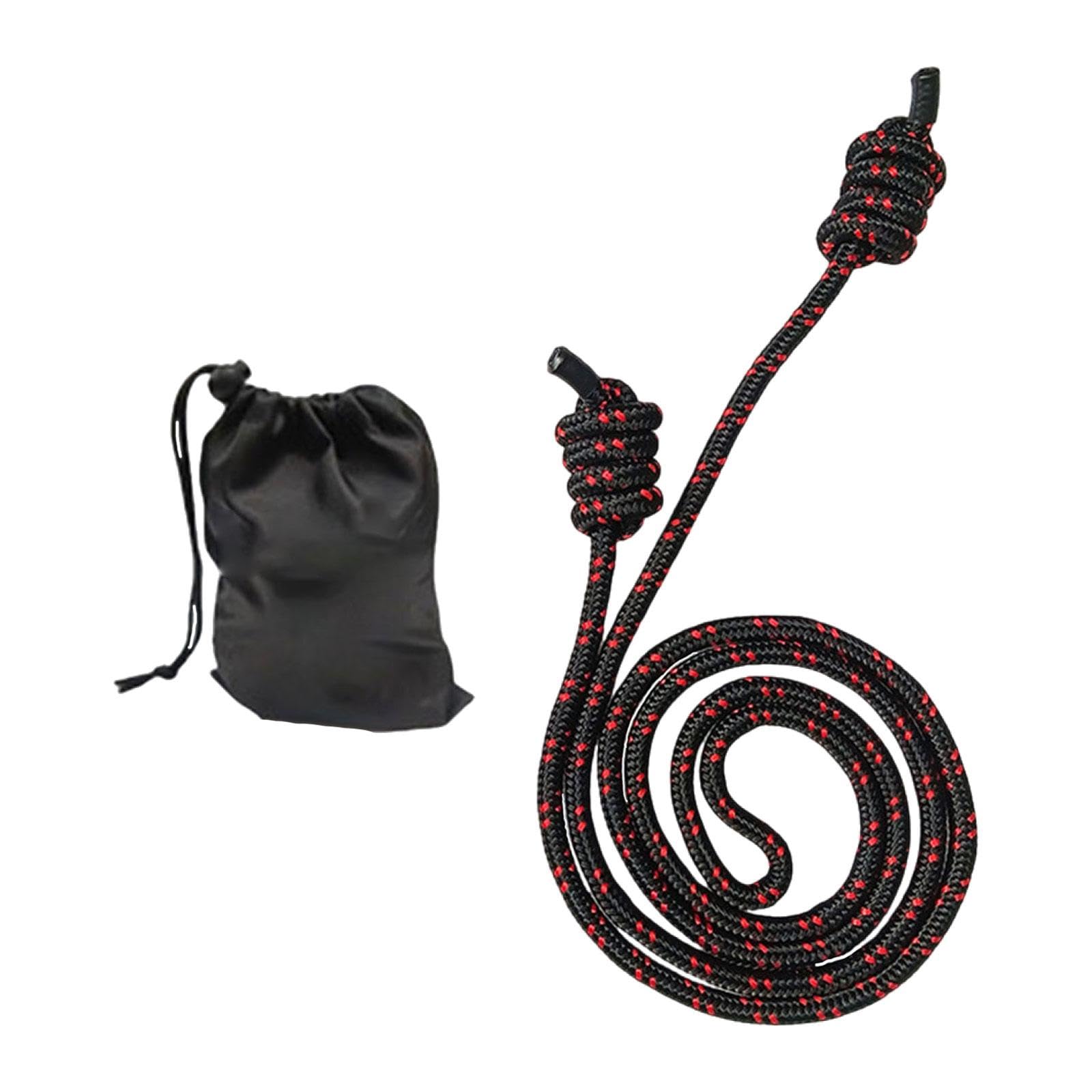 Flow Rope Training Portable Sports Exercise Fitness Equipment Home Gym Woven Black and Red|Jump Ropes| Jump Ropes-image-46