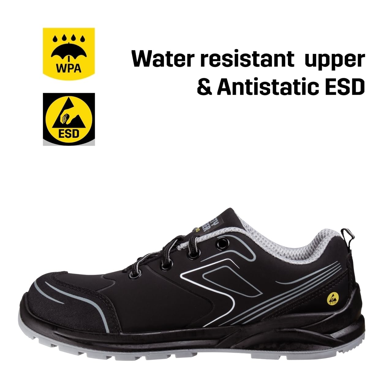 SAFETY JOGGER Zapatos de Seguridad S3 - Cómodos Zapatos de Trabajo con Puntera de Acero y Suela Resistente a pinchazos para Hombre y Mujer - CADOR Low - Zapatillas de Deporte Antideslizantes,