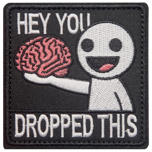 Anwlki 1 Stück Patches Klett Patch, lustig süß gestickte Aufnäher...