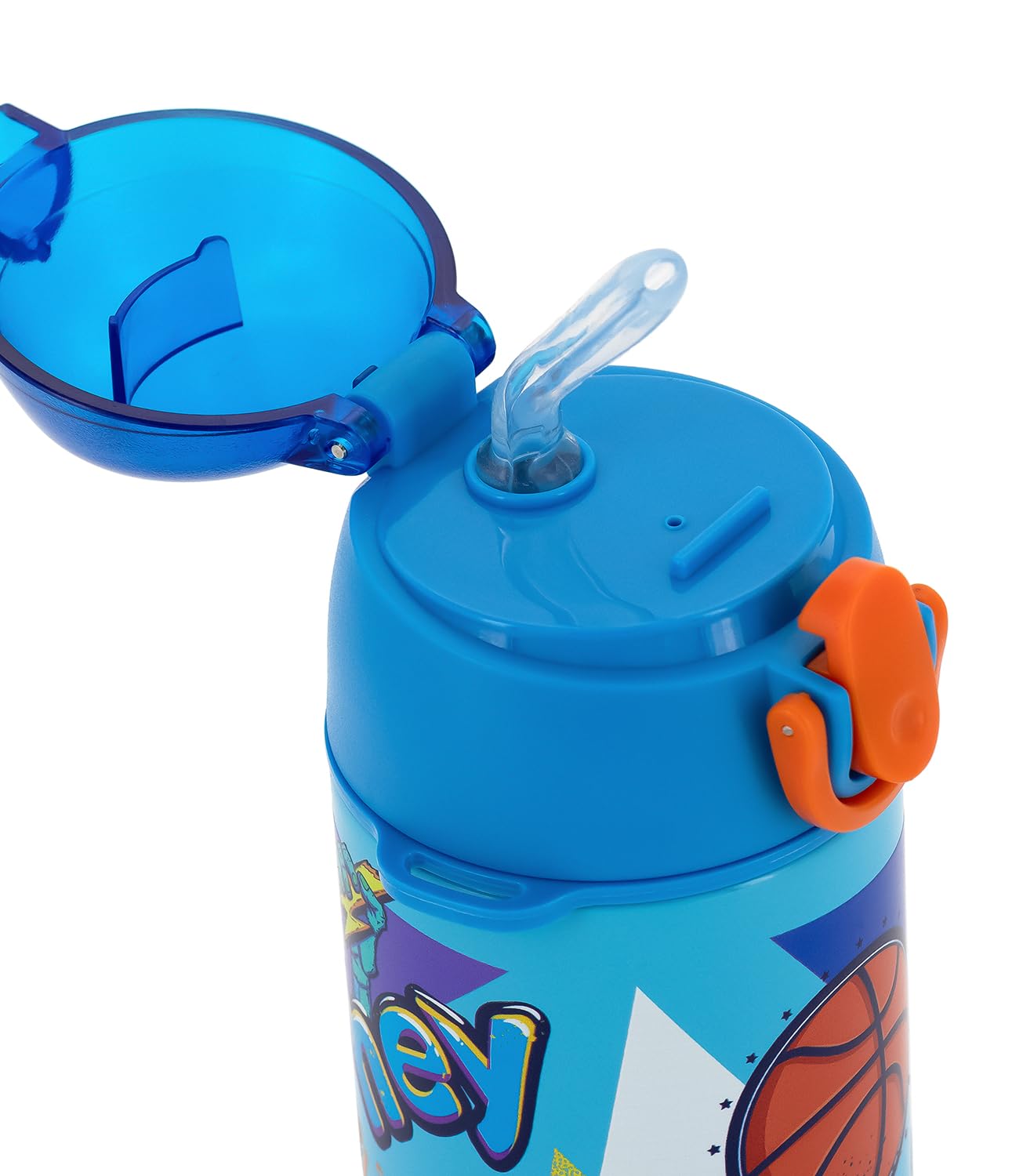 Julian Ross Pandacorno Trinkflasche – Aluminium, 500 Ml, Mit Einziehbarem Ausgießer, BPA-frei