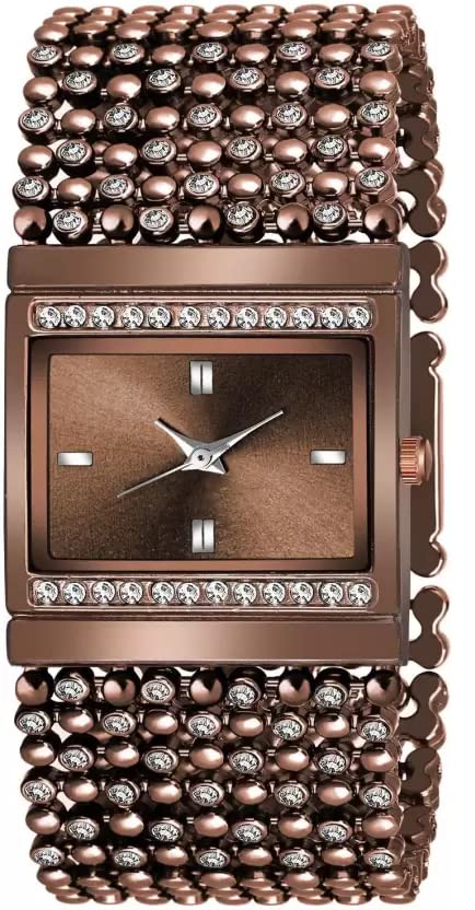SELLORIA Brand Analogue Brown Watch for Girls & Women- Analog Watch for Girls (Pack of 1) (B0BZ86GRDT) Amazon Price History, Amazon Price Tracker