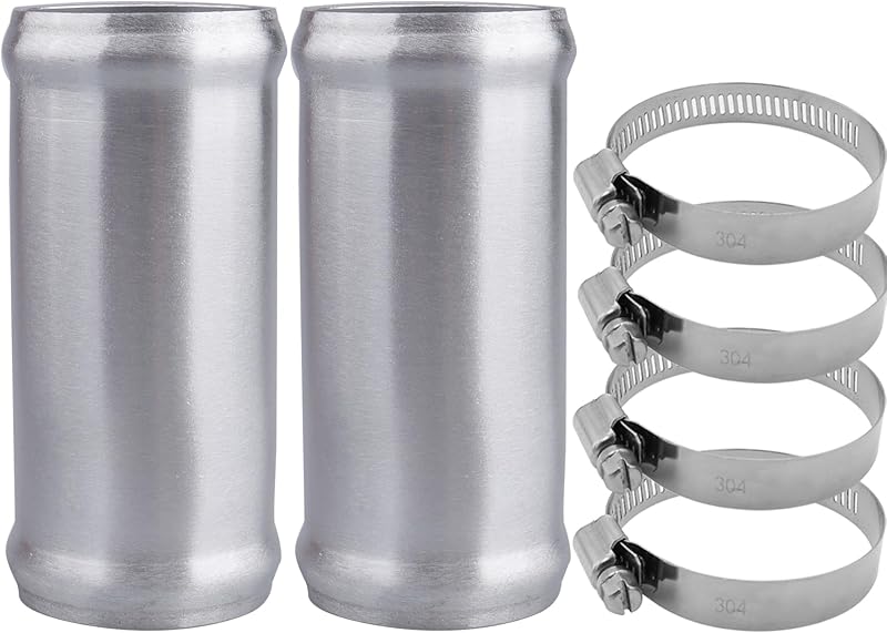 Emenda Reta para Mangueira de Intercooler AC PERFORMANCE em Alumínio 45 mm – Kit com 2