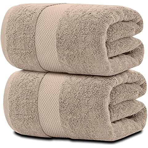 White Classic Luxury Bath Towels Cover