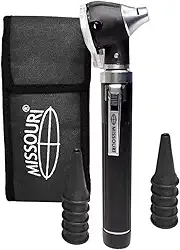 KIT LEDOtoscopioo-De-LED Com Estojo Cor Preto