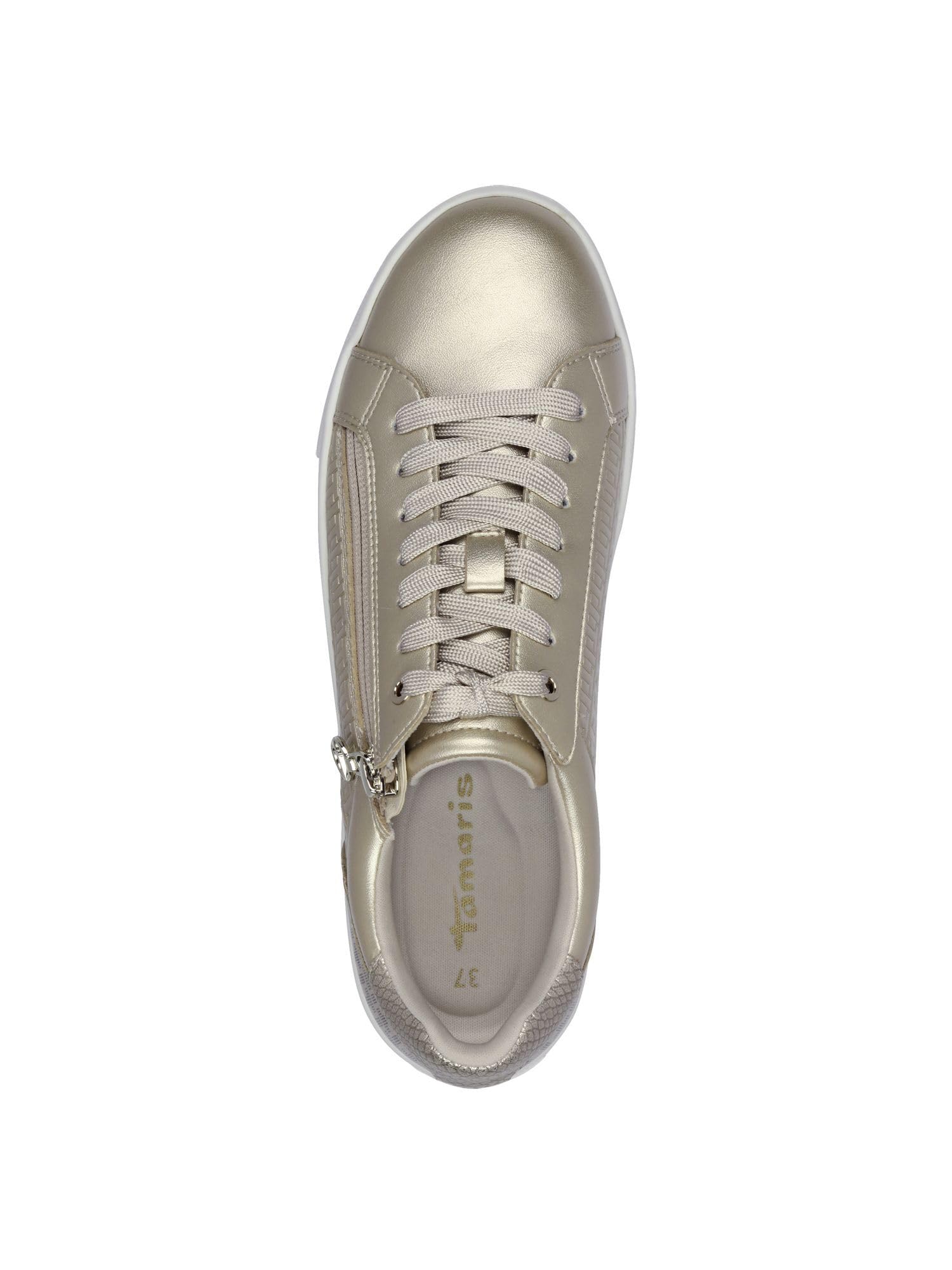 Tamaris Schnürer Damen Vegan Sportlich metallic – Bild 2