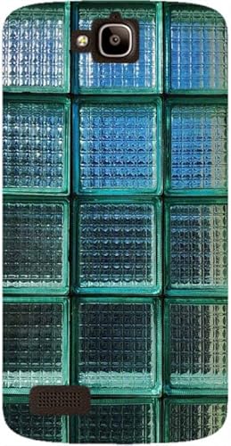 Schutzhülle kompatibel für Huawei Honor 3C, aus Hartplastik, Design Glas