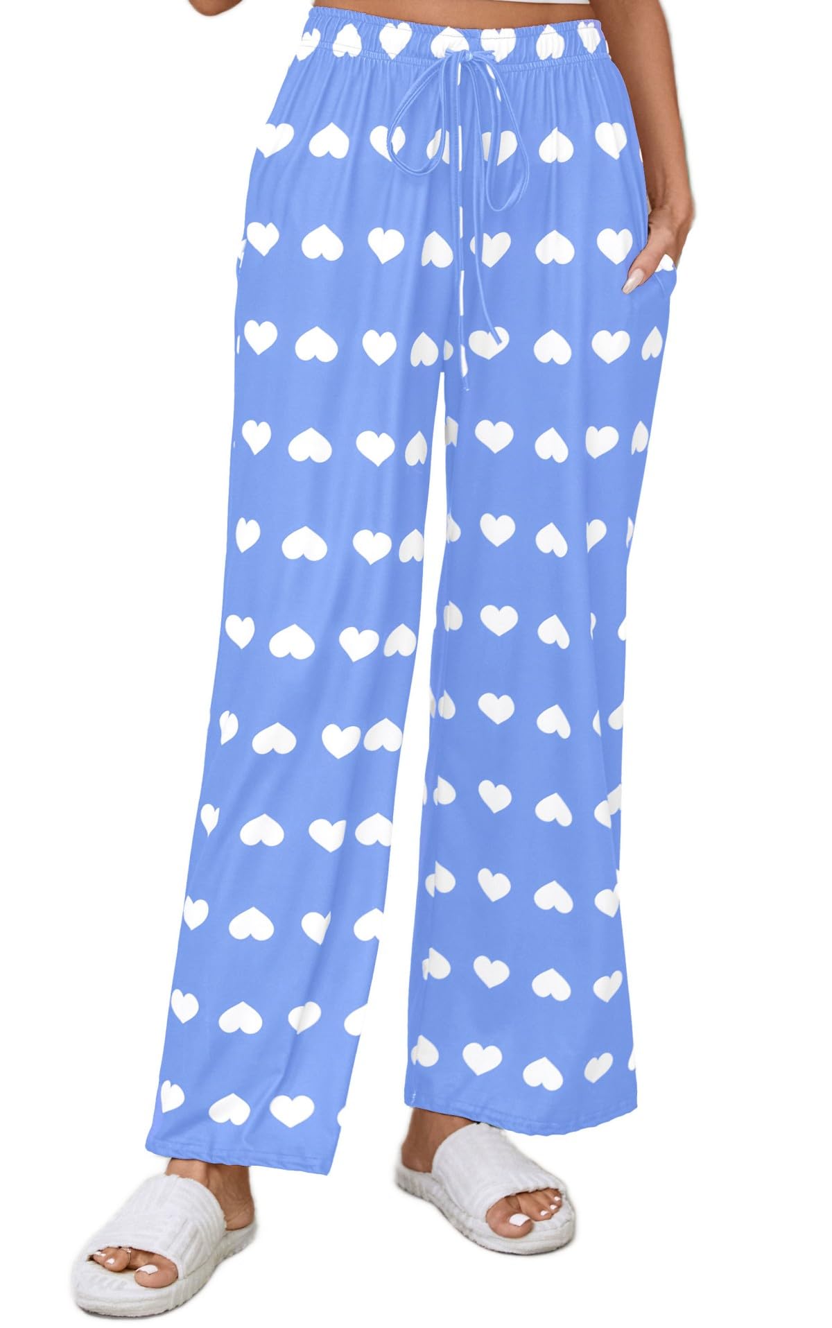 X-Image Women Comfy Casual Pajama Pants with Pockets &amp; Drawstring