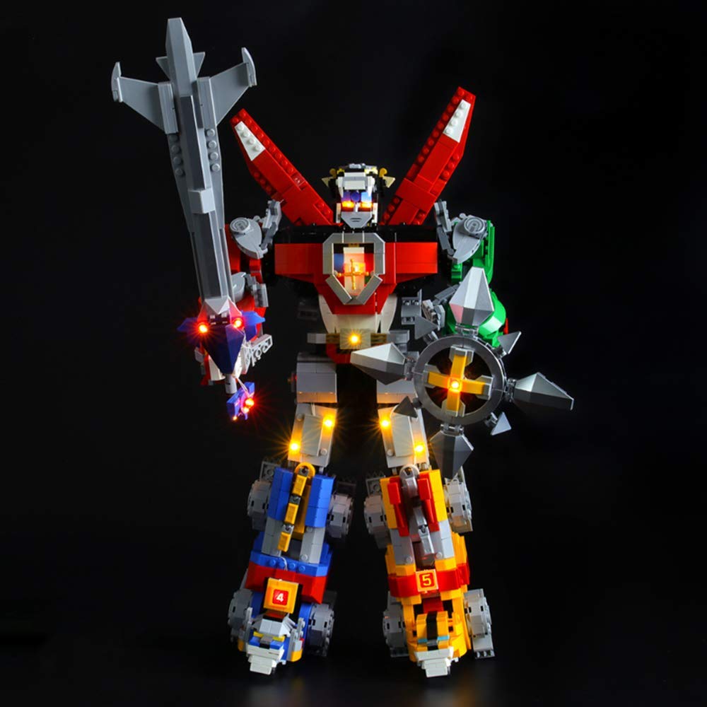 LED Lighting Kit for (Ideas Voltron Legendary Defender) Building Blocks Model - Led Light Kit Compatible with Lego 21311 (NOT Included The Model)
