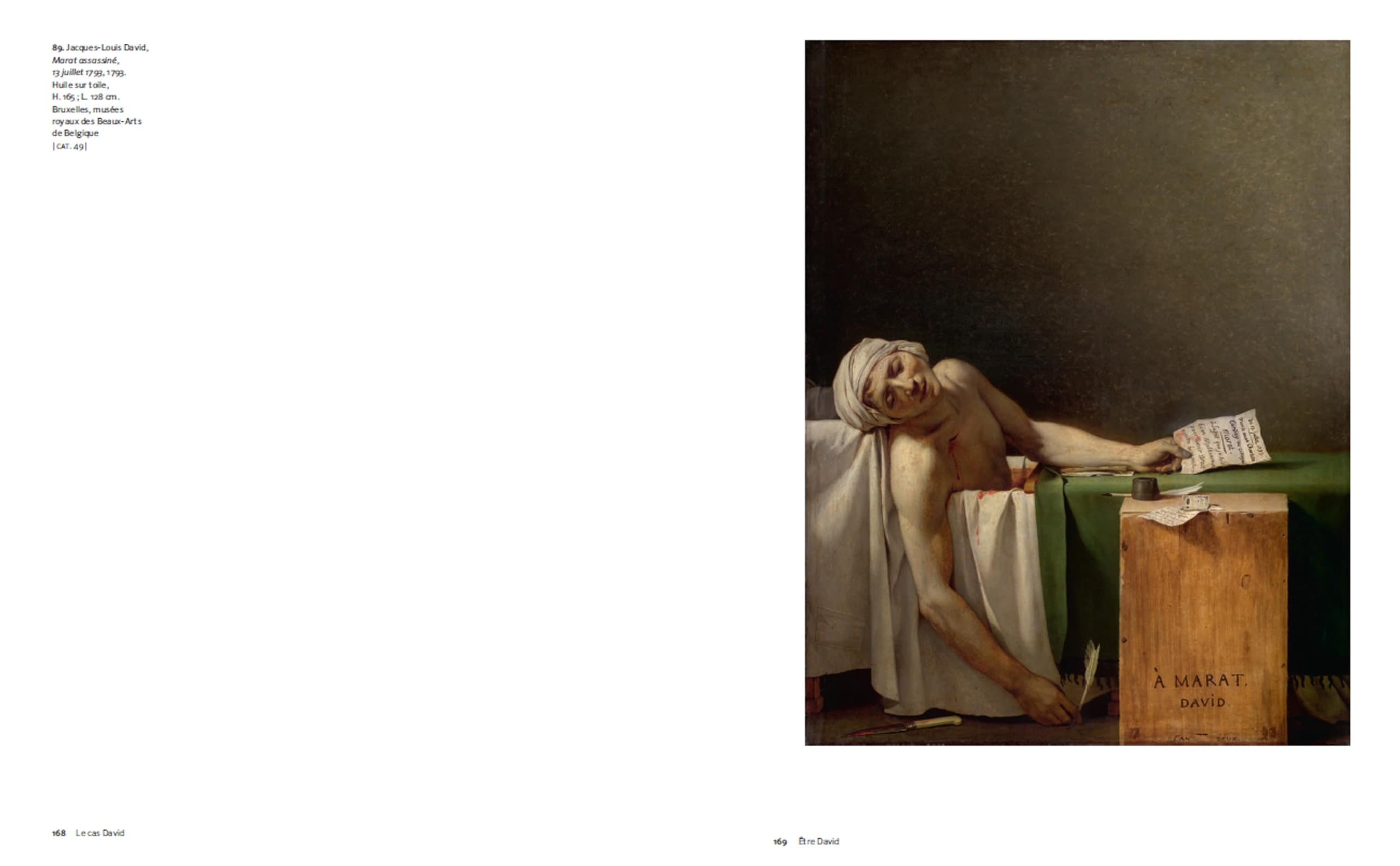 Jacques-Louis David (1748-1825) Catalogue officiel de l'exposition