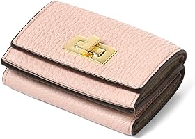 【美品】FENDI 　フェンディ　三つ折り財布　ロゴ　レザー　革　ピンク 楽天市場】フェンディ FENDI 財布 三つ折り財布 ミニ財布 ピーカブー
