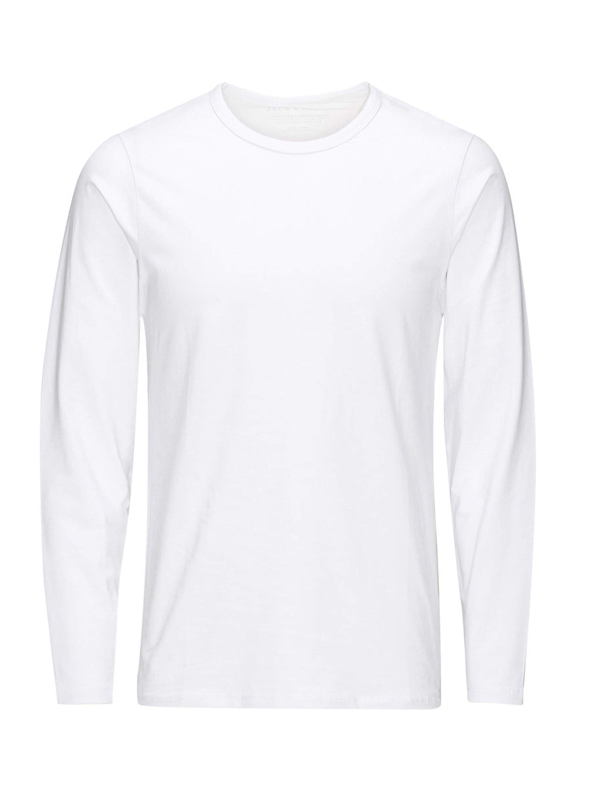 Jack & Jones Men's Optical White Jack And Jones, Basic O-Neck T-Shirt For Size M, White