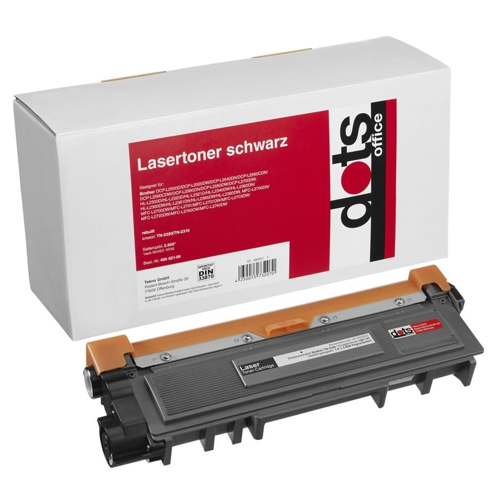 Toner TN-2320 pour espace de travail à la maison et impression de documents clairs