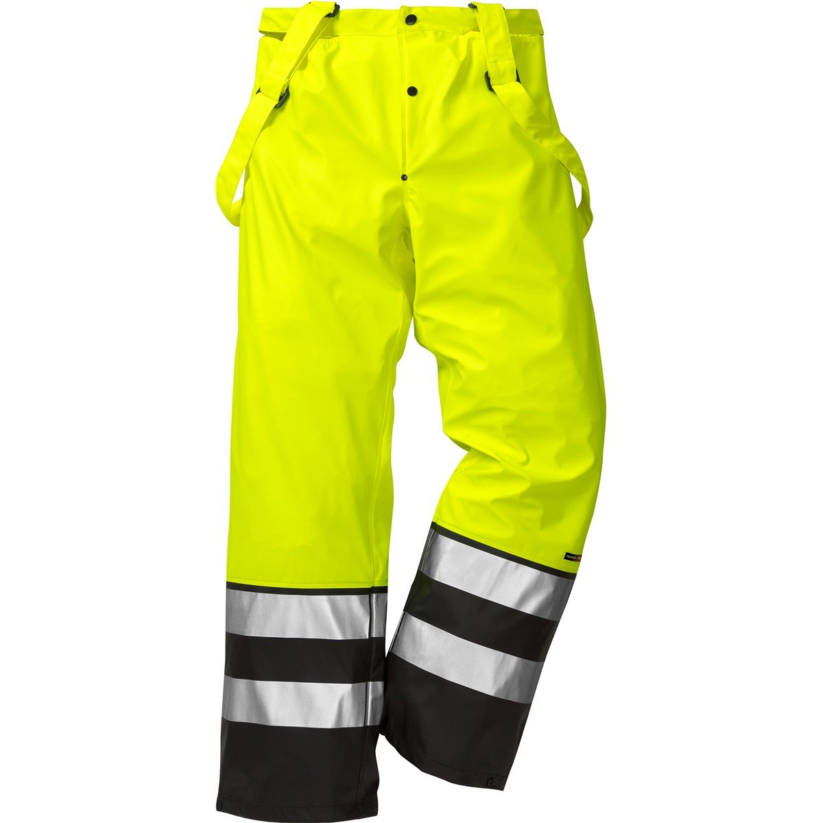 Fristads Regenhose Kansas – Hi-Vis Gelb/Schwarz, Gr. 41-44.5