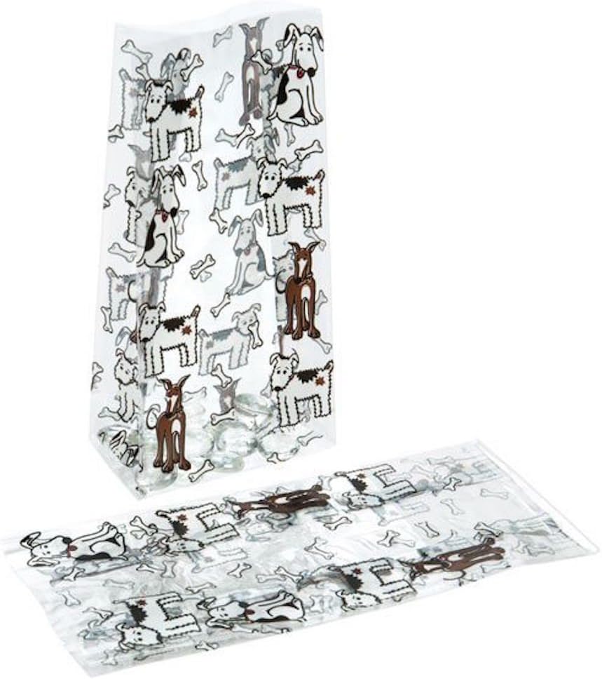 100 Puppy Dog Treat Bags 3.x" x 7.5" Health & Household