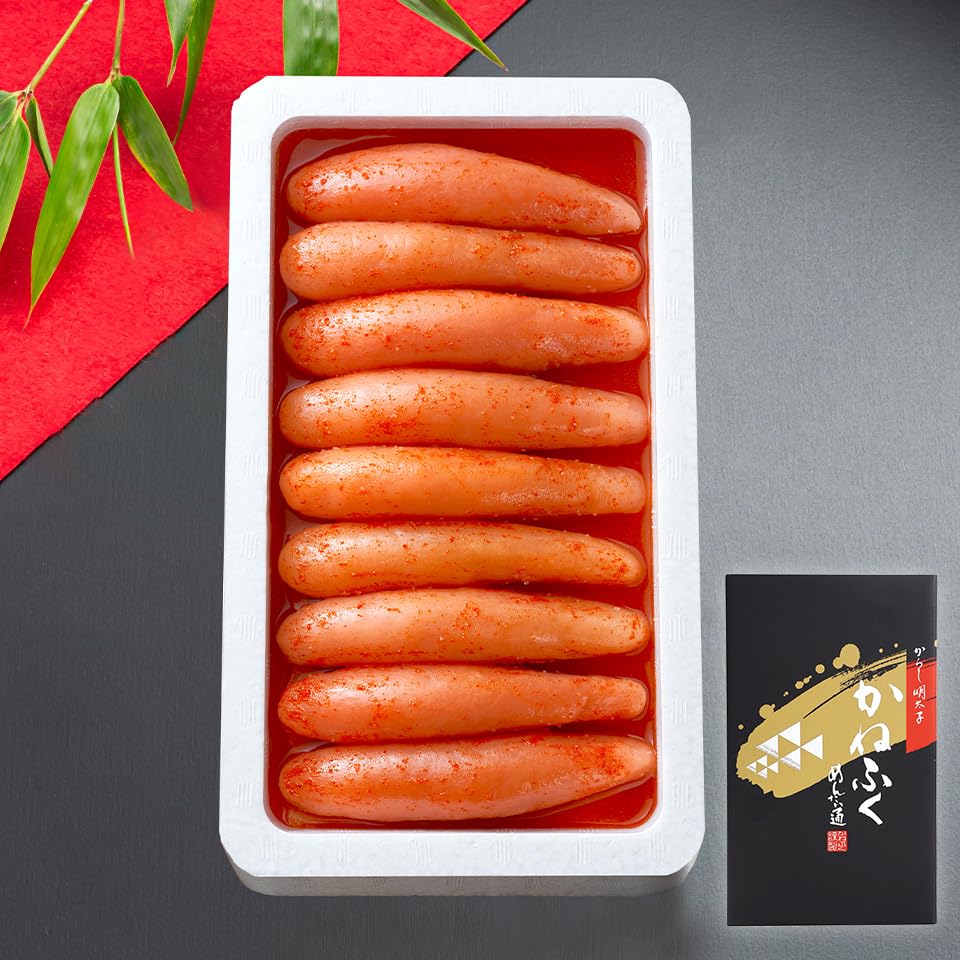 かねふく 明太子 ギフト 無着色 樽入り辛子明太子｜贈答品 贈り物 中元 歳暮 内祝い 一本物 樽 化粧箱