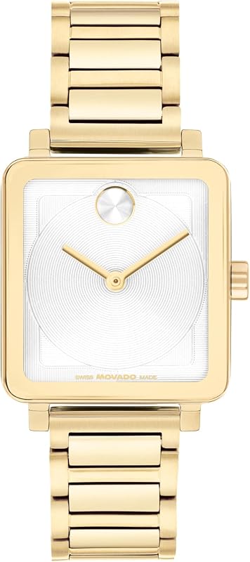 Reloj de lujo Bold Evolution 2.0 para mujer, movimiento de cuarzo suizo, acero inoxidable, resistente al agua hasta 3 ATM, reloj clásico de 28 mm x 26 mm, regalo para ella