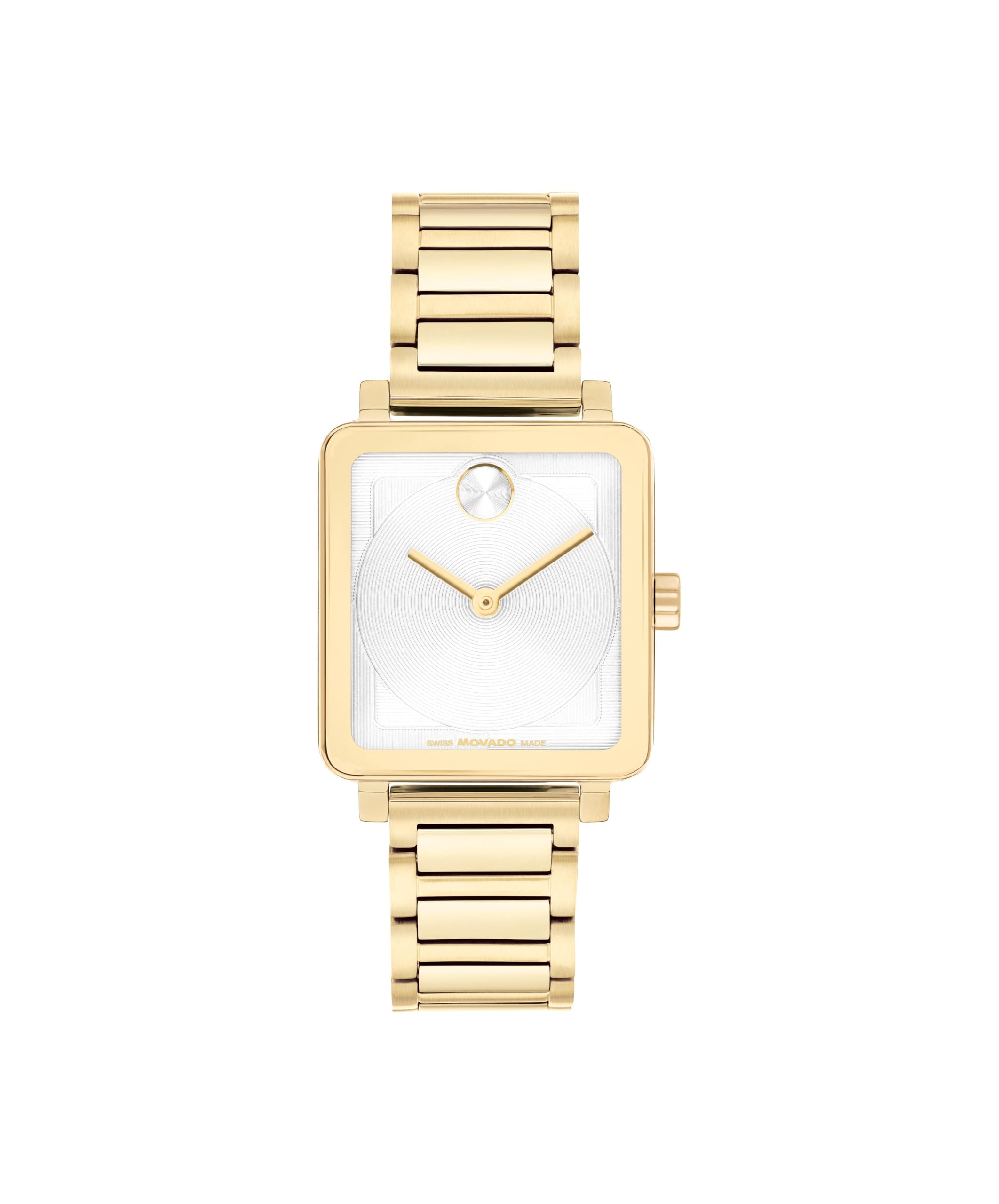 Movado Bold Evolution Tank Women's Watch - Swiss Quartz 2H Movement, Rectangle Case - 3 ATM Water Resistance - Luxury Fashion Timepiece for Her - 26mm