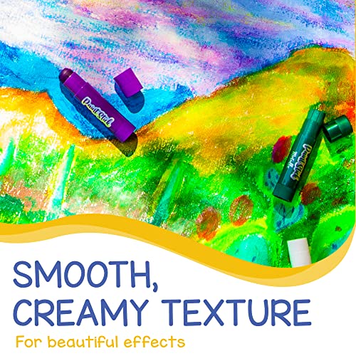 Zenacolor 30 Large Paint Sticks) - Paint Sticks For Kids Washable - Safe Arts And Craft Paint Sticks thumb #1