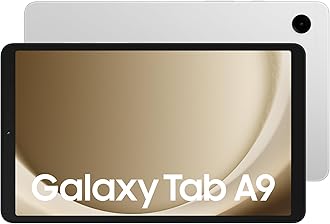 Samsung Galaxy Tab A9 Android Tablet, 64GB Storage, Large Display, Rich Sound, Silver, 3 Year Manufacturer Extended Warranty (UK Version)
