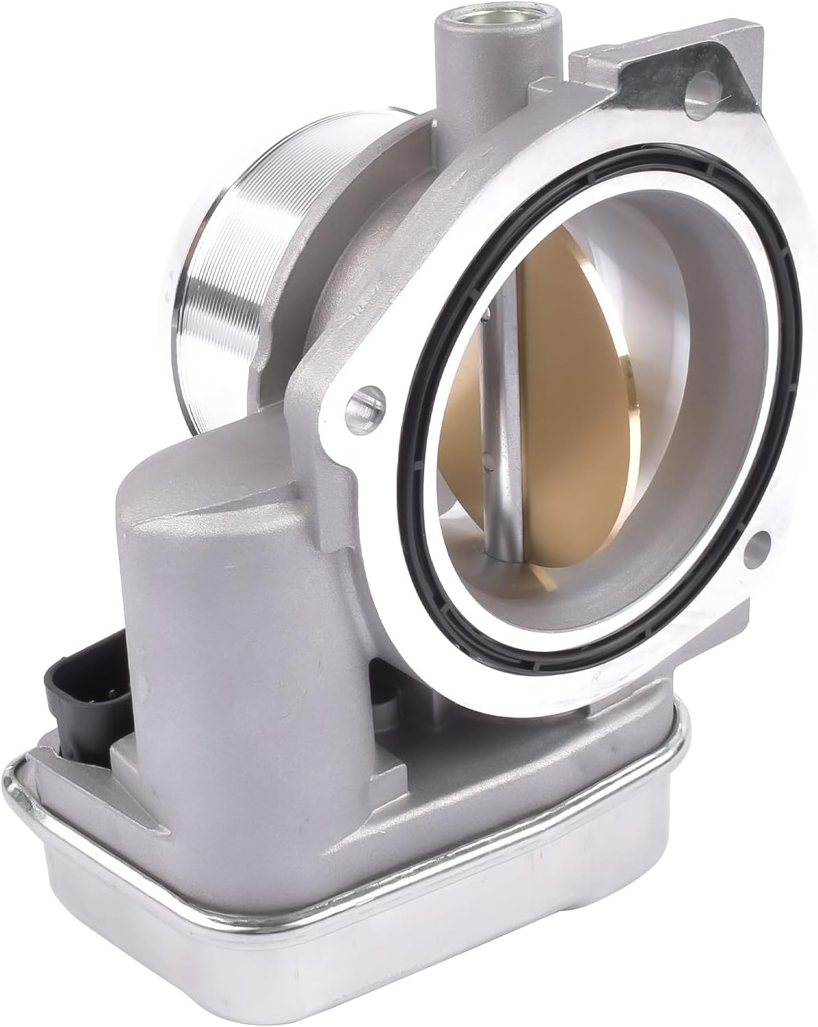 Intake Throttle Valve Assembly Replacement for International MaxxForce DT 1872145C1 1876113C91, Direct Fit Electronic Throttle Body with Integrated Sensor, Commercial Truck Engine Component