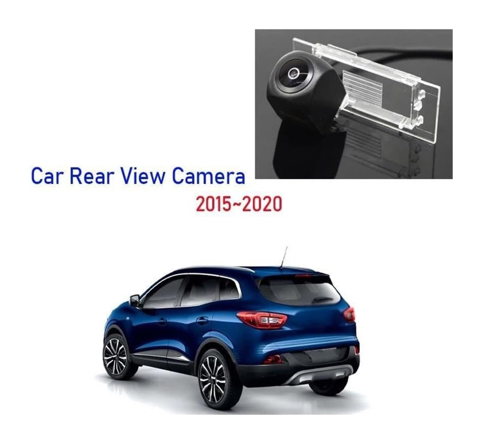 Cámara Visión Trasera Cámara De Visión Trasera Respaldo Marcha Atrás Para Kadjar 2015-2020(Camera with Wireless)