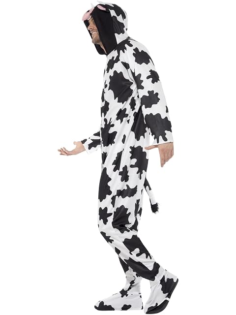 Foto 2 de 8 de Smiffys Traje Vaca, Todo en Uno con Capucha Halloween, Carnaval