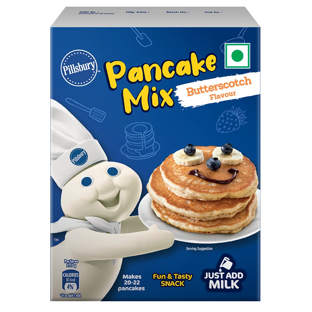 Pillsbury Butterscotch Flavour Pancake Mix 2Minute Pancake Mix for