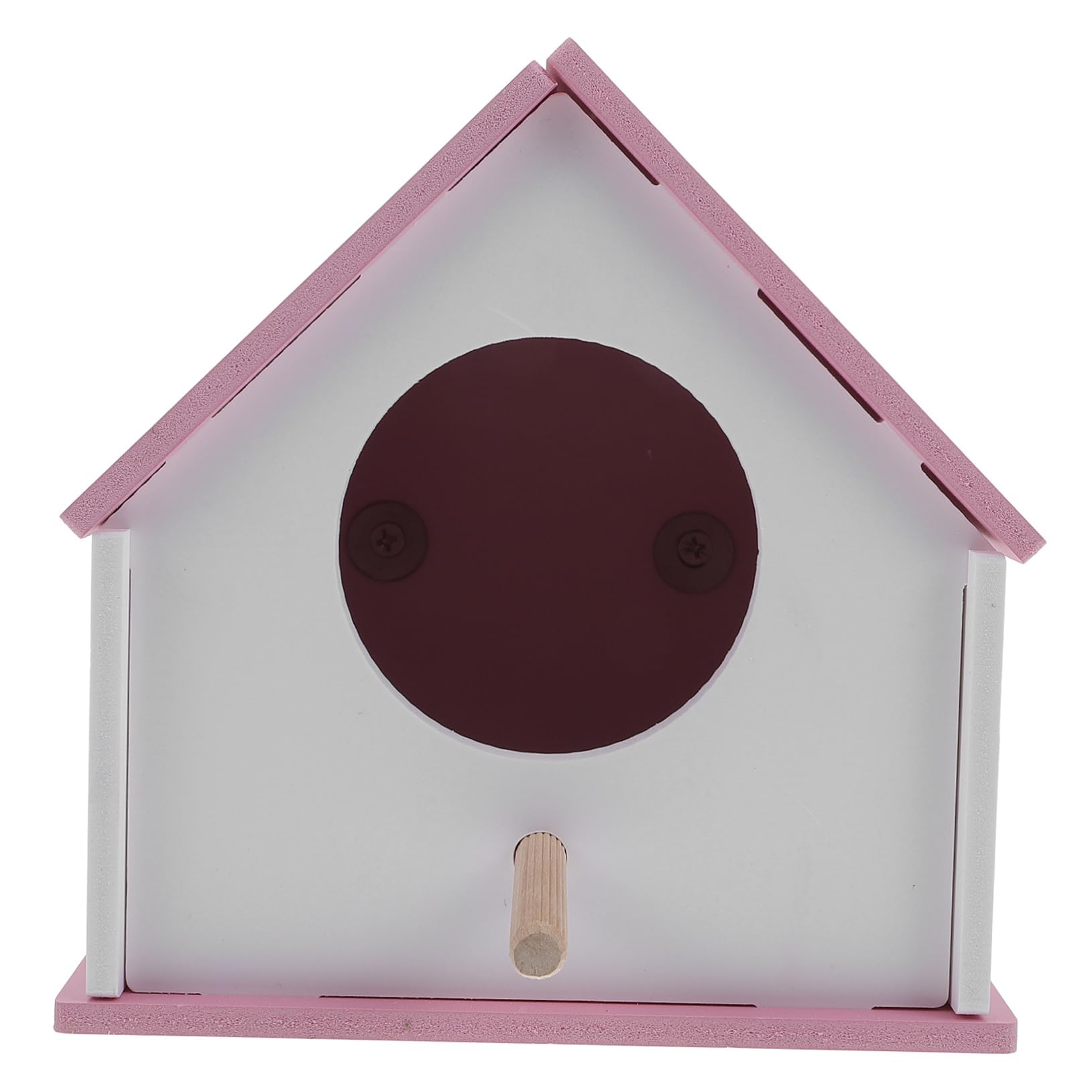 FONDOTIN Pet Bird House Parrot Nest Durable Bird Feeding House for Budgies Parakeets and Lovebirds Lightweight and Portable Design for Garden Balcony Decor